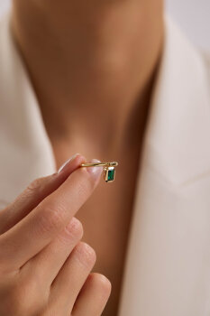 SALLANAN YEŞİL BAGET YÜZÜK - 2