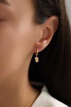 SALLANTILI MAT YAPRAK KÜPE - 