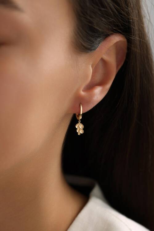 SALLANTILI MAT YAPRAK KÜPE - 1