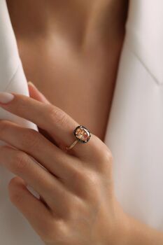 ŞAMPANYA KAHVERENGİSİ YÜZÜK - 