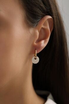 'SİERRA' TAŞLI CHARMLI KÜPE - 