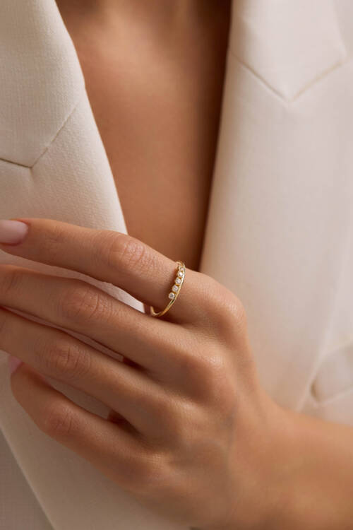 SIRALI BEŞTAŞ YÜZÜK - 1