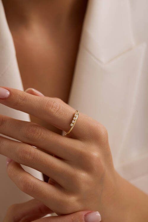 SIRALI BEŞTAŞ YÜZÜK - 2