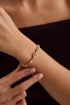 SİYAH TAŞLI ' TWİNS' BİLEKLİİK - 2