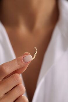 SU YOLU TAŞLI EAR CUFF - 2