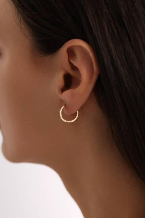 SU YOLU TAŞLI HALKA KÜPE - 2