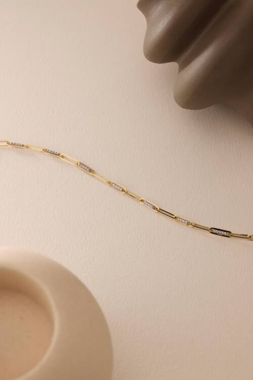 TAŞ DETAYLI ATAÇ BİLEKLİK - 3