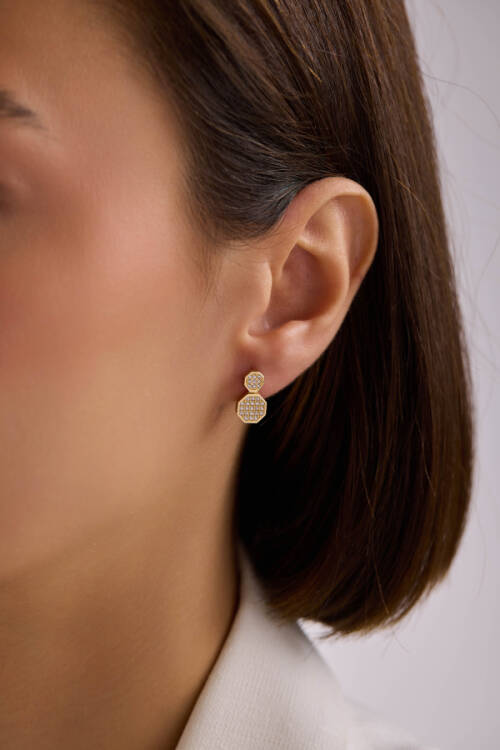 TAŞLI BAL PETEĞİ KÜPE - 1