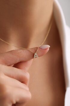 TAŞLI HARF KOLYE - 2