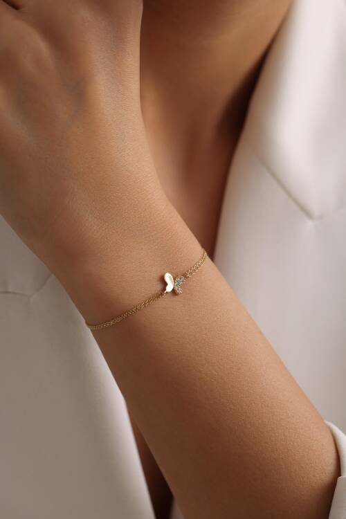 TAŞLI KELEBEK BİLEKLİK - 2