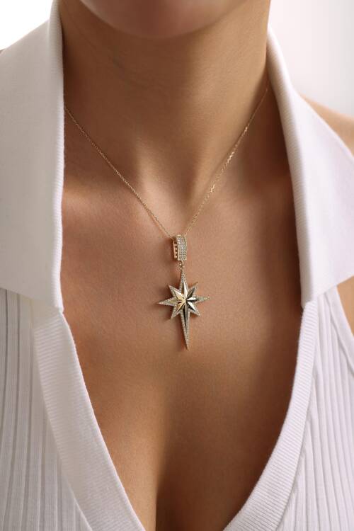 TAŞLI KUTUP YILDIZI CHARM - 1