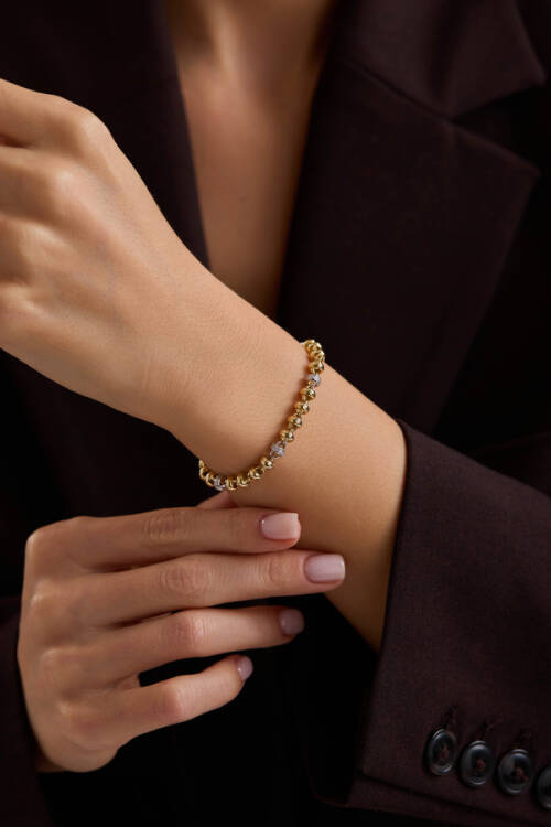 TAŞLI TOP BİLEKLİK - 2