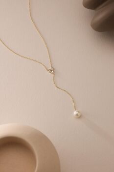 'TRİA & İNCİ' SARKAN KOLYE - 3