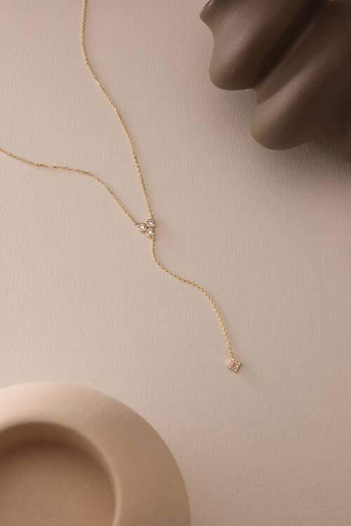 TRİA TAŞLI SARKAN KOLYE - 3