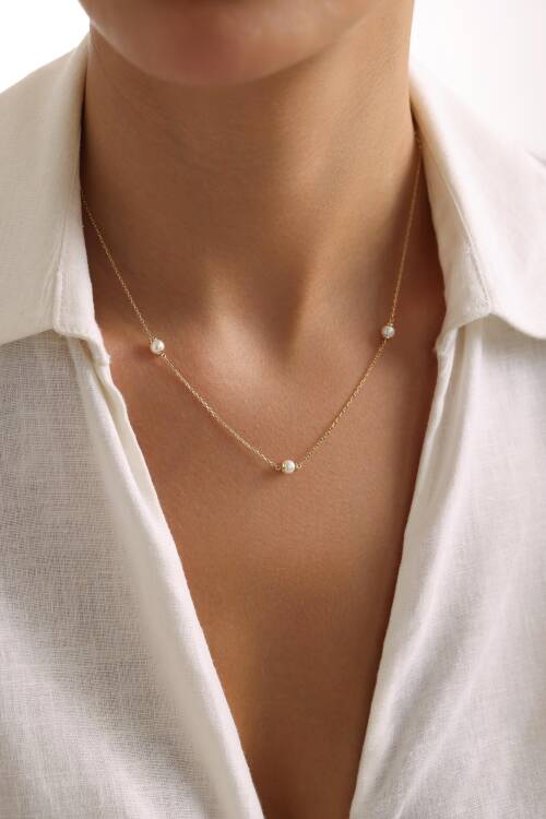 ÜÇ İNCİ KOLYE - 1