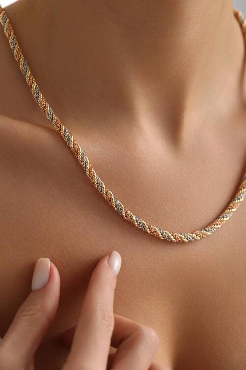 ÜÇ RENKLİ SARMAŞIK İTALYAN ZİNCİR - 2