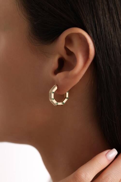 'VİBE' ÇIKINTILI ÇİFT TARAFLI KÜPE - 2