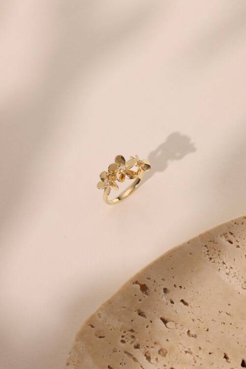  YANYANA FLOWERS ÜÇLÜ YÜZÜK - 3