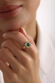 YEŞİL DİVA YÜZÜK - 2