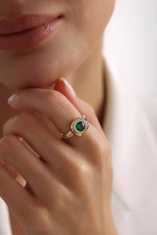 YEŞİL DİVA YÜZÜK - 2