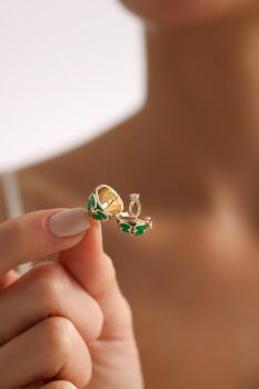 YEŞİL SÜRPRİZ TEKTAŞ KOLYE - 2