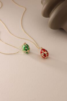 YEŞİL SÜRPRİZ TEKTAŞ KOLYE - 4