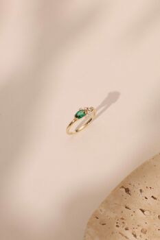 ZÜMRÜT YEŞİLİ YÜZÜK - 3